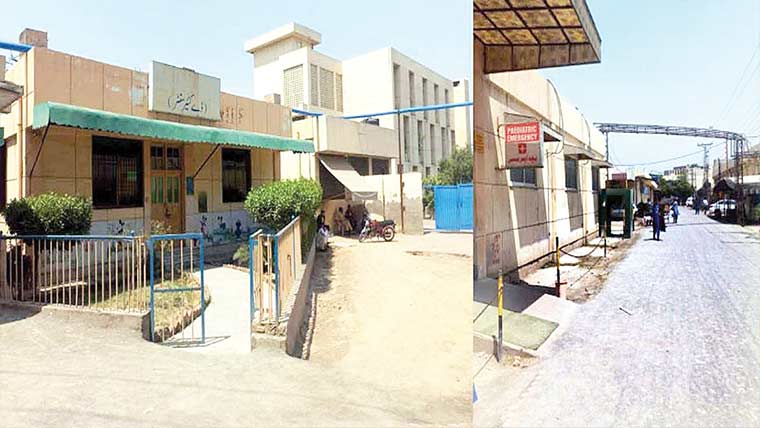 الائیڈ ہسپتال کی اہم سڑک کی تعمیرتاخیرکا شکار