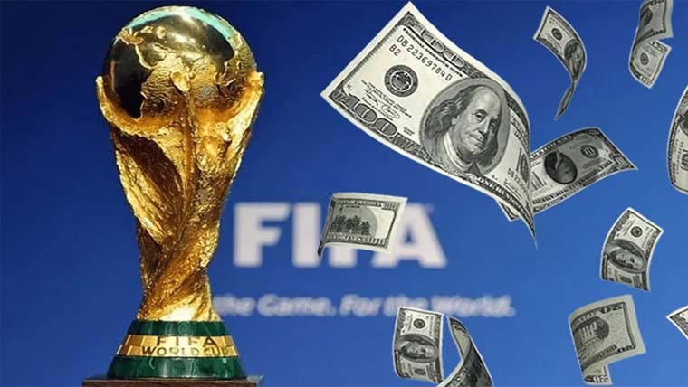 فیفا نے ورلڈ کپ کے لئے  انعامی رقم کا اعلان کر دیا