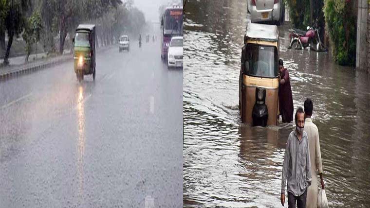 مڈھ رانجھا میں آندھی اور بارش  نشیبی علاقے زیر آب آگئے 