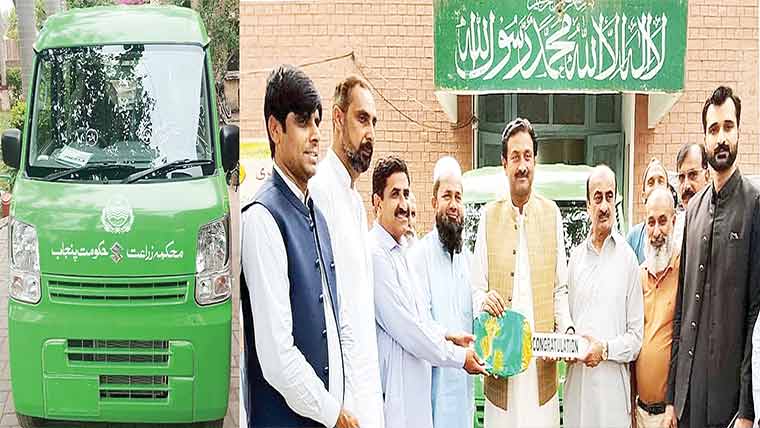  کسانوں کی سہولت کیلئے موبائل پیسٹی  سائڈ سرویلینس سکواڈ کا باقاعدہ افتتاح  
