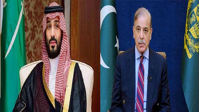 شہباز شریف ،سعودی ولی عہد کی امارات پر حملوں کی مذمت