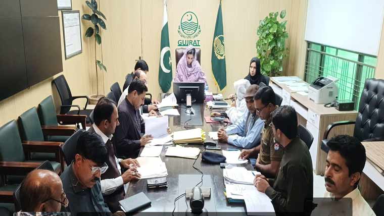 گجرات :اوورسیز پاکستانیوں  کے مسائل کے حل کیلئے اجلاس 