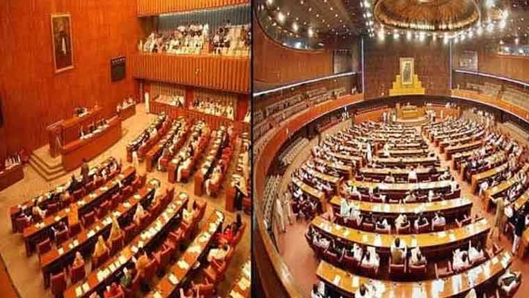 سینیٹ کا اجلاس آج  قومی اسمبلی کا پیر کو طلب 