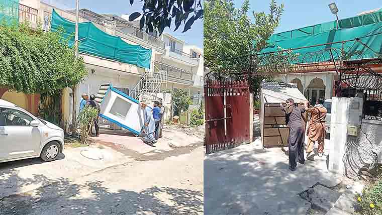 سی ڈی اے کا تجاوزات کیخلاف آپریشن،250سے زائد غیر قانونی کیبنز گرا دیئے 