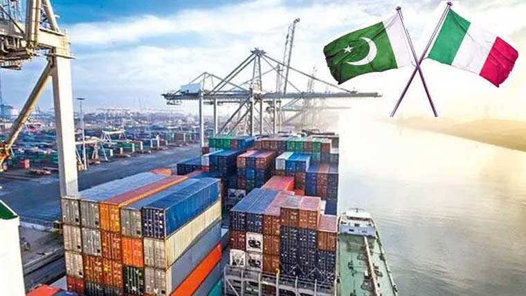 اٹلی کو فاضل تجارت کے حجم میں اضافہ