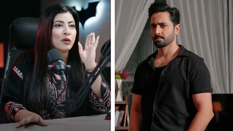 عظمی طاہر نے اداکار دانش  تیمور کو مغرور قرار دیدیا