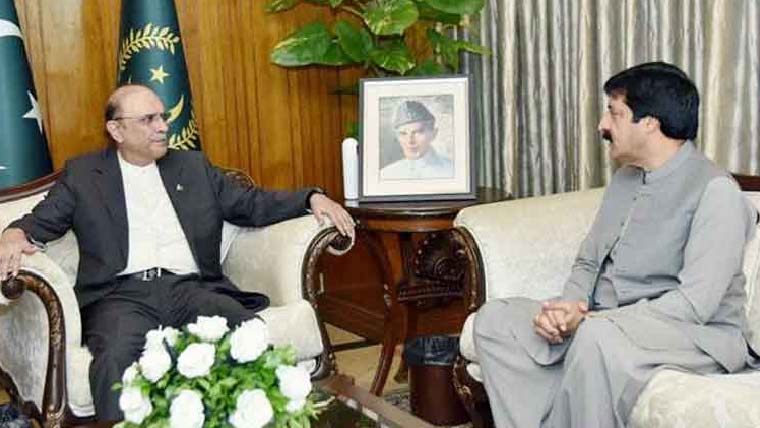  صدر  سے گورنر پنجاب کی ملاقات صوبے کے انتظامی امور پر تبادلہ خیال 