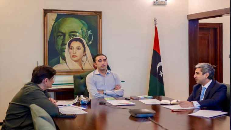 چیئرمین پیپلز پارٹی سے قاسم نوید قمر اور دیگر کی ملاقاتیں