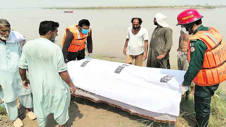  دریائے جہلم میں ڈوبنے والے  شخص کی لاش 3 روز بعد برآمد