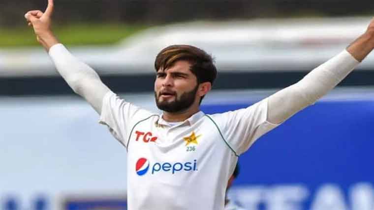 شاہین شاہ کی ورلڈ ٹیسٹ چیمپئن  شپ میں 100وکٹیں 