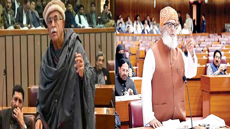  عمران کا علاج ورنہ پارلیمنٹ نہیں چلنے دینگے: اچکزئی، نئی ترمیم کی تیاری جاری : فضل الرحمان