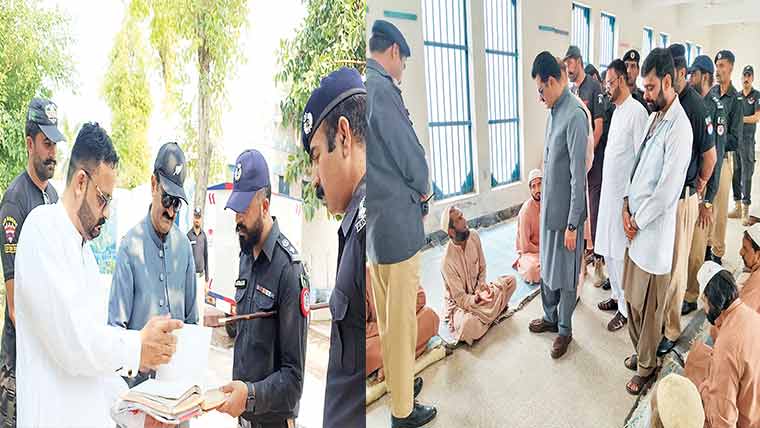 ڈی آئی جی جیل خانہ کا ڈسٹرکٹ جیل سرگودھا کا دورہ 