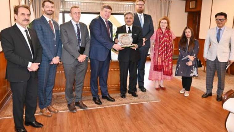 چیف جسٹس سے یورپی یونین وفد کی ملاقات ،عدالتی اصلاحات پر تبادلہ خیال