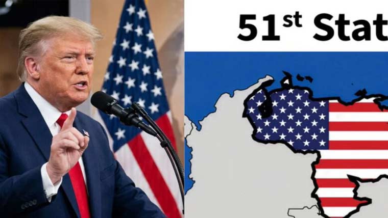  ٹرمپ نے وینزویلا کو امریکا کی  51 ویں ریاست قرار دیدیا