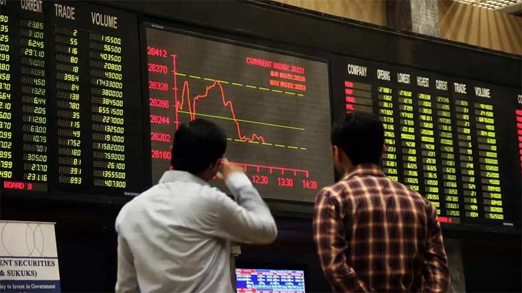 اسٹاک ایکسچینج،مندی کے بادل برقرار،95ارب خسارہ