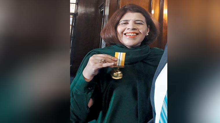آٹزم شعبے میں نمایاں خدمات پر ارم رضوان کو تمغئہ امتیازسے نواز دیا گیا