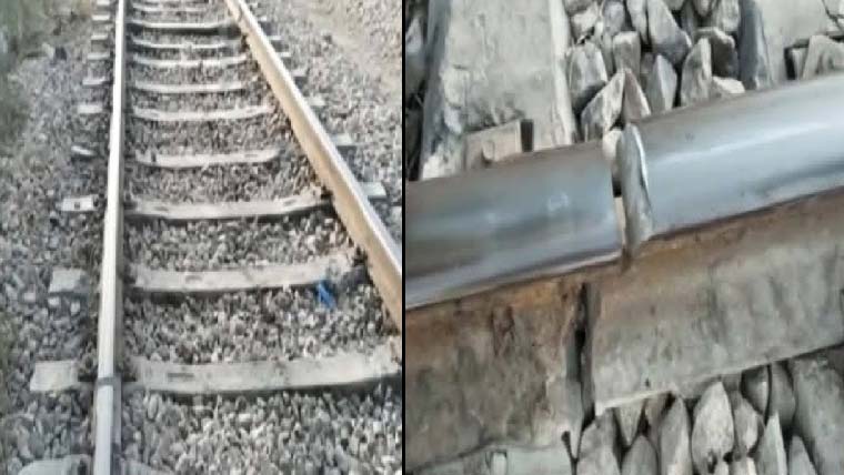  ریلوے سٹیشن:ٹریک پر لگے  ووڈن سلیپر ٹوٹ پھوٹ کا شکار 