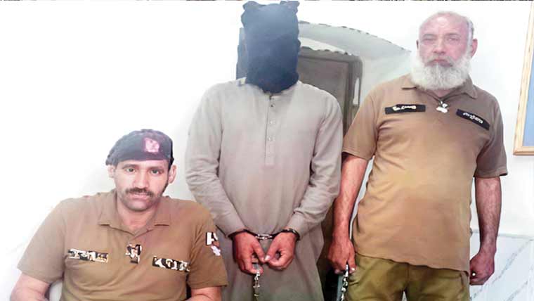 ملزم گرفتار، اسلحہ برآمد، مقدمہ درج