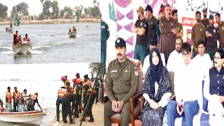 وہاڑی ، سیلاب سے نمٹنے کیلئے  مشقیں،آپریشنزکا عملی مظاہرہ