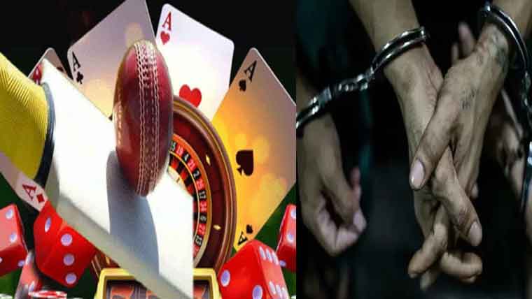 کرکٹ میچوں اور دیگر کھیلوں  پر بٹ پرو ایپ کے ذریعے  جوا کھیلنے والا شخص گرفتار