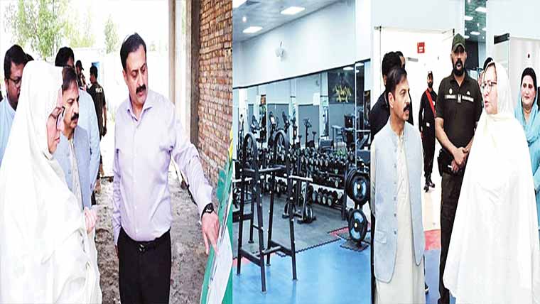  سپورٹس کمپلیکس میں مزید ترقیاتی اقدامات کئے جائینگے : کمشنر