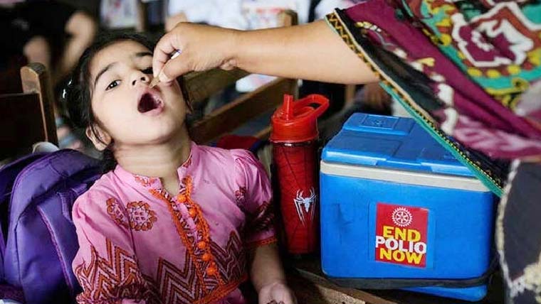 ملک کے مخصوص اضلاع میں انسدادِ پولیو مہم آج شروع  
