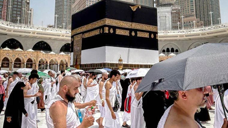 سعودی عرب میں شدید گرمی  کی لہر ، عازمین حج کو احتیاطی  تدابیر اختیار کرنیکی ہدایت
