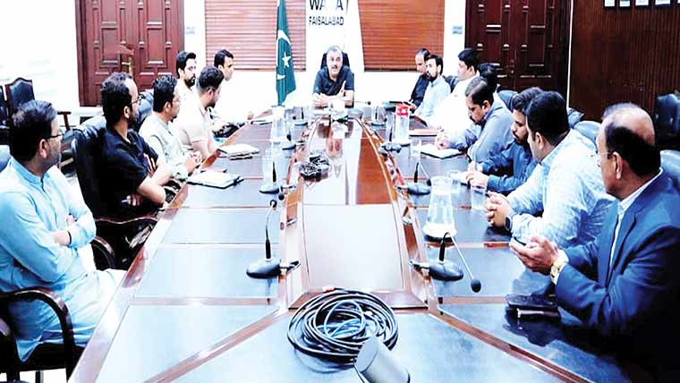 اچکیرہ اور داؤد چوک ڈسپوزل سٹیشن کا کام جلدمکمل کرنیکی ہدایت
