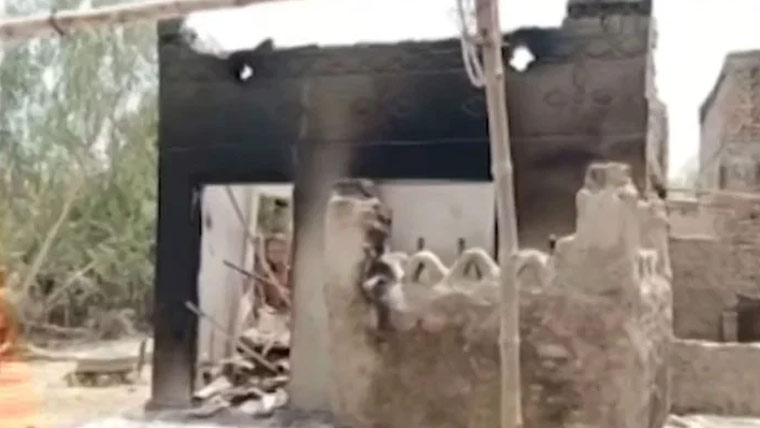 جیکب آباد:پسند کی شادی پرجلائے گئے گھروں کاسروے مکمل