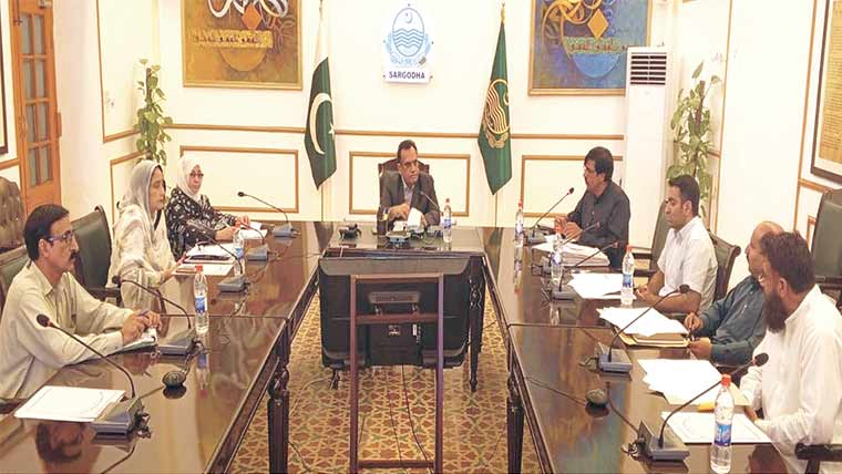 بورڈ آف انٹرمیڈیٹ کے مالی  وسائل کو شفاف انداز میں بروئے  کار لایا جائے ،کمشنر سرگودھا 