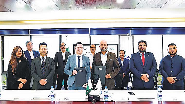  ایگزام بینک اور پی ایس ڈبلیو پاکستانی برآمدات بڑھانے پر متفق