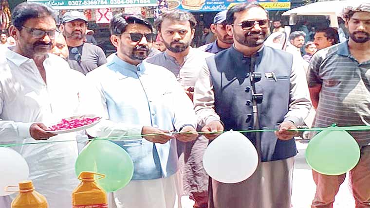  عیدالاضحی ماڈل کیمپ کا افتتاح 