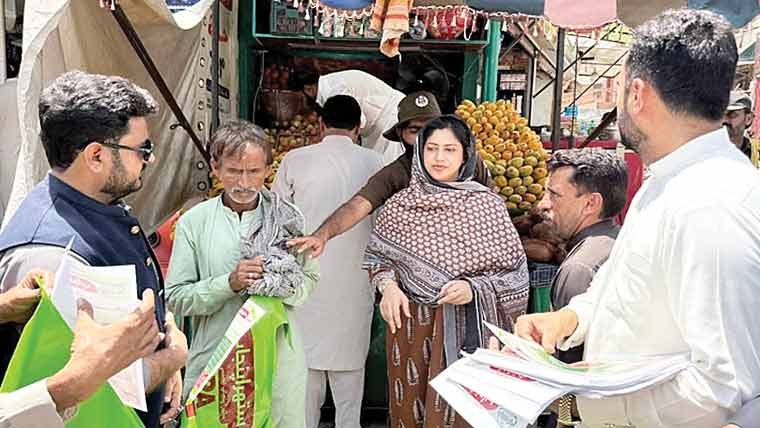 اسسٹنٹ کمشنر کا عیدالاضحی  کے موقع پر صفائی ستھرائی کے  حوالے سے بھیرہ شہر کا دورہ 