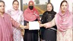 بیوہ خواتین کی فنی تربیت وقت کی اہم ضرورت،طاہرہ انجم
