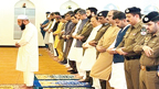 پولیس لائنز میں نماز عیدالاضحیٰ  افسروں کی شرکت ،اجتماعی دعا