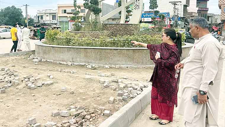 اے سی پسرور کا چونڈہ میں  بیوٹیفکیشن منصوبے کا جائزہ  	