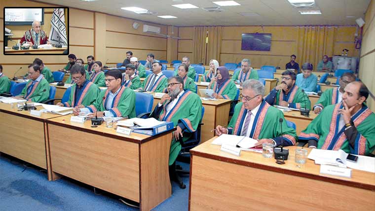 سندھ مدرسۃ الاسلام یونیورسٹی کی اکیڈمک کونسل کا اجلاس 