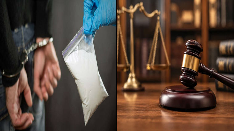 منشیات کیس :2ملزموں  کو عمر قید ، 10لاکھ جرمانہ 
