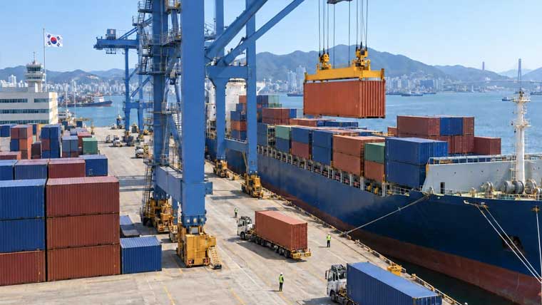 جنوبی کوریا:ستمبر میں برآمدات 83.5  فیصد بڑھ کر 120.94 ارب ڈالر ہوگئیں