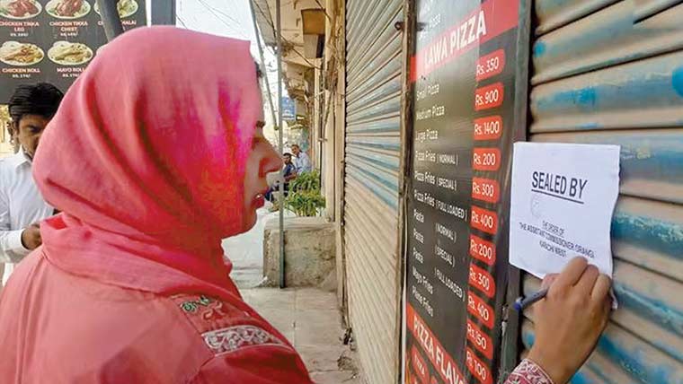  گرانفرشوں کے خلاف کارروائیاں ، 15 لاکھ 48 ہزار جرمانہ ، 14 دکانیں سربمہر