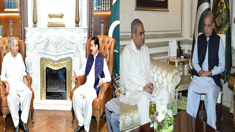  پختونخوا میں امن وامان کیلئے سخت فیصلوں پر مشاورت: مذاکرات سہیل آفریدی نے سبوتاژ کیے،کسی جتھے کو اسلام آباد داخل نہیں ہونے دینگے : محسن نقوی وزیراعظم ، گورنر کے پی سے ملاقاتیں 