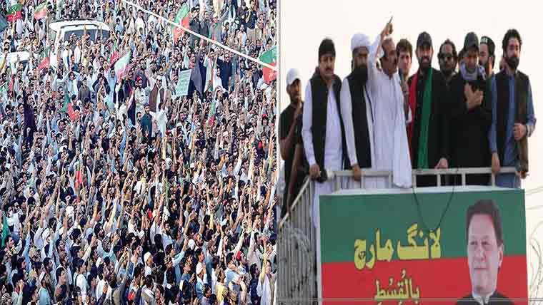  سہیل آفریدی کی قیادت میں پی ٹی آئی کا لانگ مارچ لکی مروت سے کرک پہنچ گیا، مذاکرات عمران تک رسائی نہ دینے پر ناکام ہوئے : اپوزیشن علامیہ 