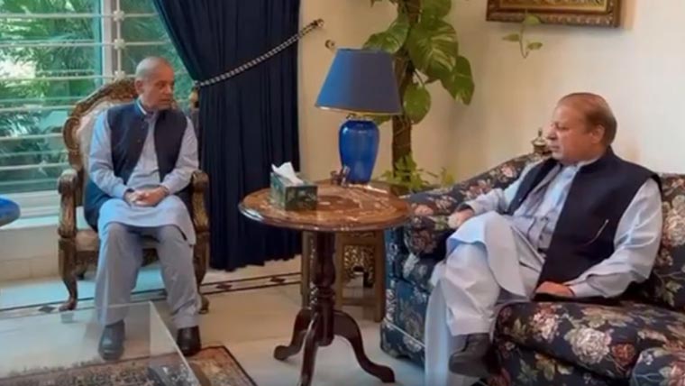  وزیراعظم کی قائد ن لیگ سے ملاقات ، ملکی صورتحال پرتبادلہ خیال