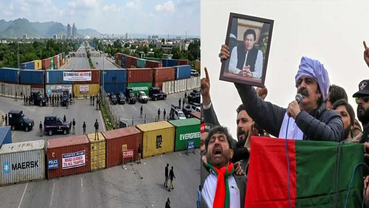  راستوں کی بندش ،علی امین گنڈاپور  لانگ مارچ کا ارادہ ترک  کرکے قافلے سمیت واپس 
