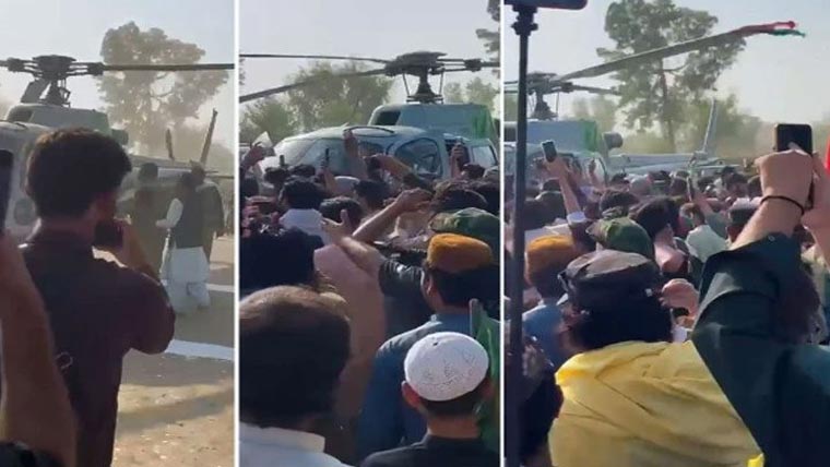 محسن نقوی نے آفریدی  کی ہیلی کاپٹر کے ذریعے لکی  مروت پہنچنے کی ویڈیو شیئر کر دی
