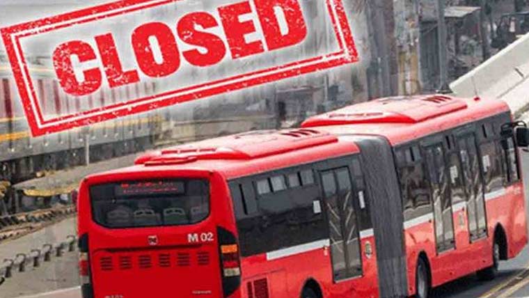 راولپنڈی:سہ ملکی کرکٹ سیریز، 13نومبرتک میٹروبس سروس بند