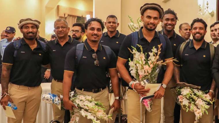  دورہ پاکستان،سری لنکا ٹیم کا پہلا دستہ اسلام آباد پہنچ گیا