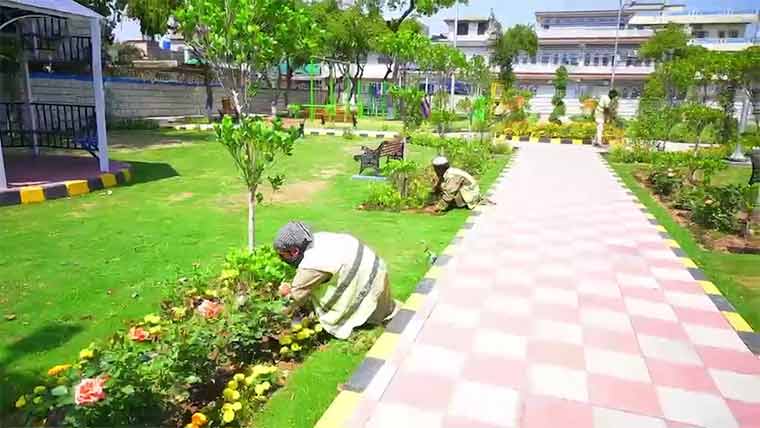 ہارٹیکلچر ایجنسی راولپنڈی کے زیرِ انتظام  گلاب پارک کی تزئین و آرائش کا کام مکمل 