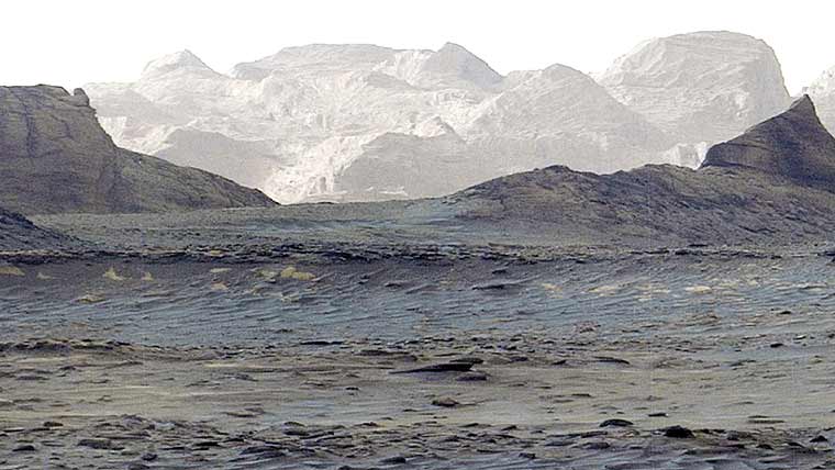  مریخ پر سورج طلوع ہونے کے بعد کی تصویرشیئر