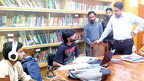 بوریوالا،اسسٹنٹ کمشنر کا میونسپل پبلک لائبریری کا معائنہ
